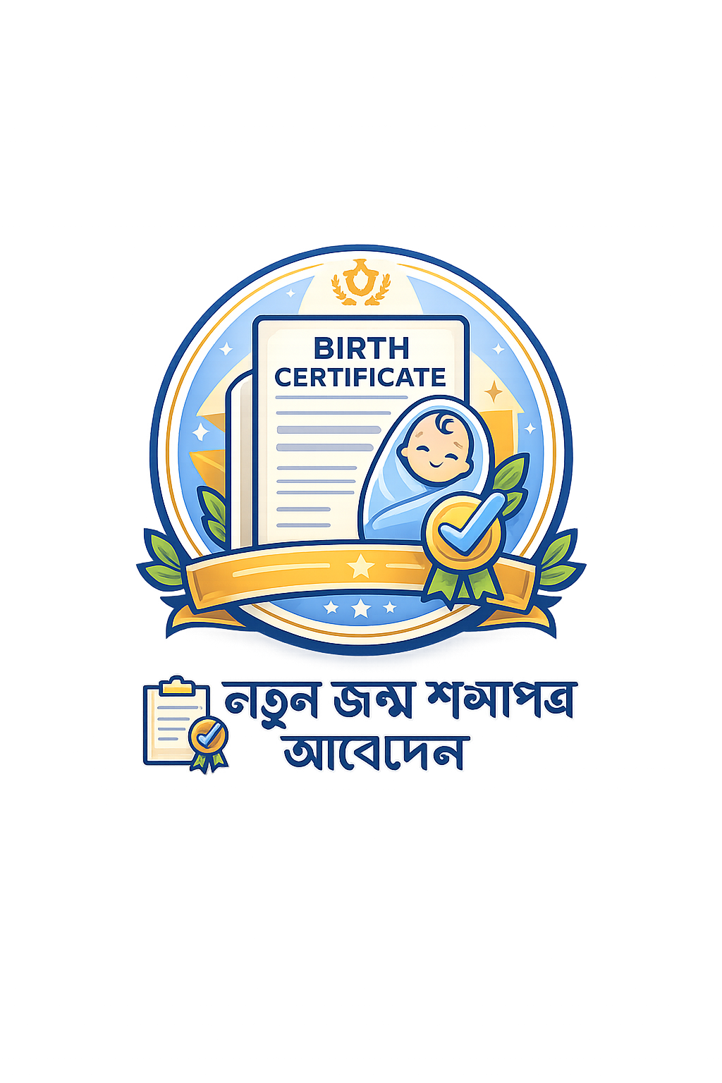 নতুন জন্ম শংসাপত্র আবেদন